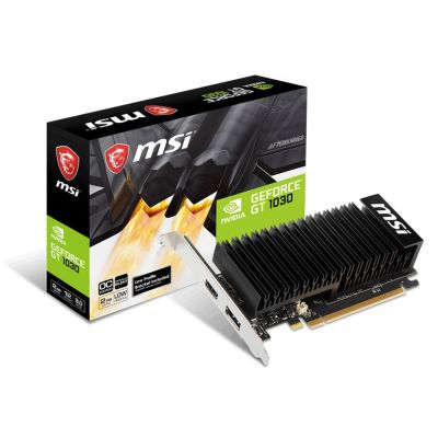 MSI GeForce GT 1030 2GHD4 LP OC graphics card