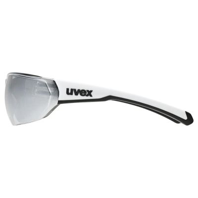 2. UVEX Equate cycling glasses, white matt/mir.silver