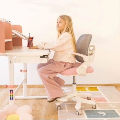 3. Study 5.0 Pink Desk