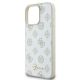 6. Guess Peony Script Logo MagSafe iPhone 16 Pro Case - White