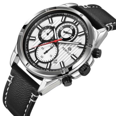 2. Perfect Chronograph Men's Watch CH03L-02 + Box