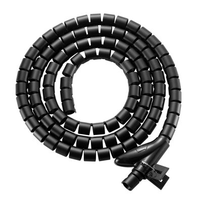 6. MACLEAN Cable Organizer/Cable Cover Black MCTV-899 B