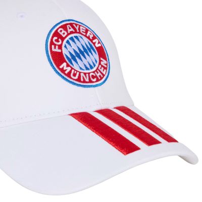 3. adidas FC Bayern Munich Kids' Baseball Cap White KT3396