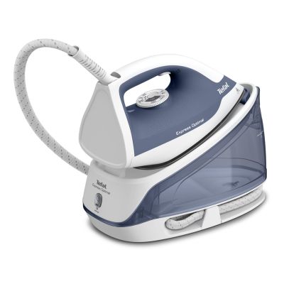 20. TEFAL Steam generator iron | FV2C41E0 Express Optimal | 2400 W | 1.2 L | 5 bar | Auto power off | Vertical steam function | Calc-clean function | Blue/White