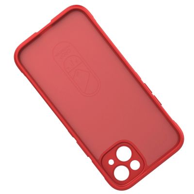 22. Magic Shield Case case for iPhone 14 Plus elastic armored case in burgundy