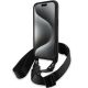 4. BMW M Edition Carbon Tricolor Lines & Strap case for iPhone 15 Pro - black