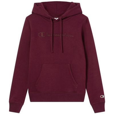 8. Champion Hooded Sweatshirt Women's Burgundy 118379 RS522