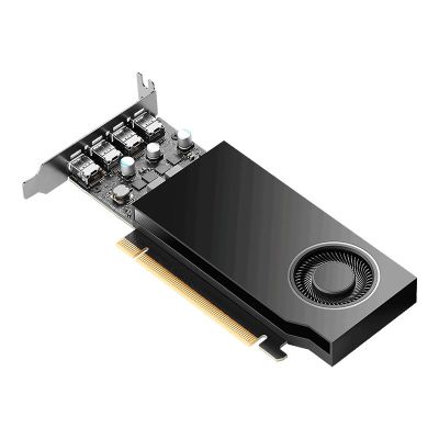 3. PNY NVIDIA A400 4GB GDDR6 64-bit, Low Profile, PCIe 4.0 x8, Single slot, 4 x Mini DisplayPort 1.4a, 50W, LP bracket, 4 x mDP to DP adapter, retial