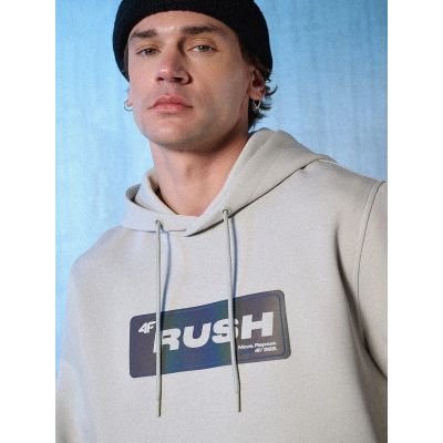 5. Men's regular hooded sweatshirt 4F 4FRSS26TSWSM2801-27S
