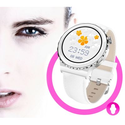 9. Rubicon RNCE92 PRO Women's Smartwatch White/2 x SMARUB171 Strap