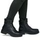 6. Women's leather ankle boots, insulated, black, Rieker Y3103-00