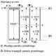 24. Built-in refrigerator BOSCH KBN96VFE0 70 cm wide