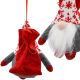 3. DECORATIVE SANTA CLAUS WITH GIFT BAG 15CM GRAY