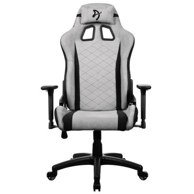 16. Arozzi Soft Fabric | Gaming Chair | Avanti SoftFabric | Light Pilkas Console Gaming Chair Upholstered Seat