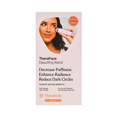 7. Therabody TheraFace Depuffing Wand (White) – Facial Treatment Wand