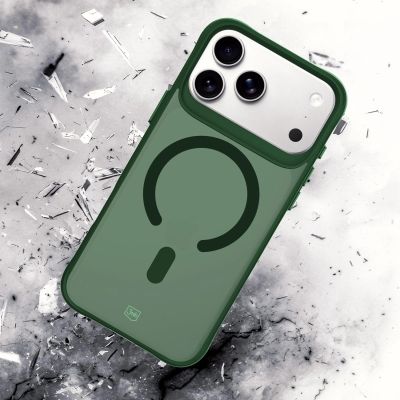 25. 3mk Smoke MagCase for iPhone 17 Pro Max - Green