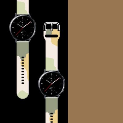 3. Strap Moro for Samsung Galaxy Watch 40 / 41 / 42 / 43 / 44 mm silicone bracelet watch band - pattern 14