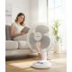 8. Esperanza Chinnok EHF003WE desk fan (white, gray)