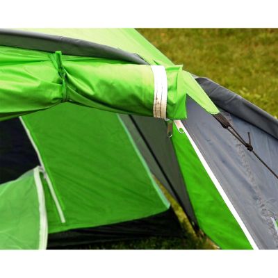33. 4-PERSON COOL BLACK-GREEN ENERO CAMP TENT