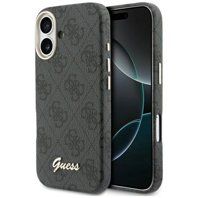 Guess 4G Script MagSafe case for iPhone 17 - black