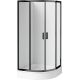 Semicircular shower cabin with shower tray 90x90 cm