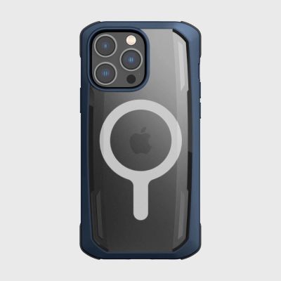 2. Raptic X-Doria Secure Case for iPhone 14 Pro Max with MagSafe armored cover blue