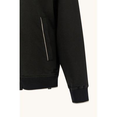 5. Paul&Shark men's cotton and lyocell zip-up sweatshirt, black (26411809-11)