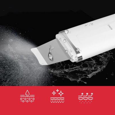 7. MAXGROOM M-169 ultrasonic cavitation peeling device with LED light therapy - white