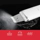 7. MAXGROOM M-169 ultrasonic cavitation peeling device with LED light therapy - white