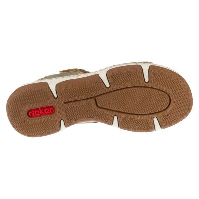 4. Rieker Sandals 66280-52 Green 37