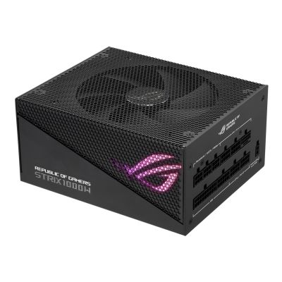 6. ASUS ROG Strix 1000W Gold Aura Edition 20+4 pin ATX power supply module Black