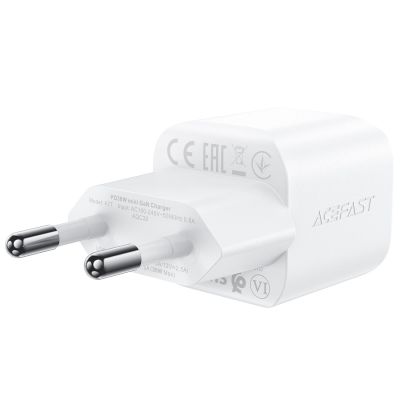 3. Acefast A77 Mini PD 30W GaN wall charger + USB-C cable - white