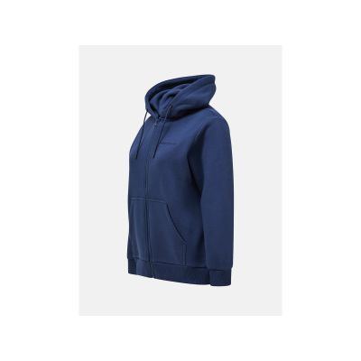 2. Peak Performance W Original Small Logo Zip Sweatshirt Blue