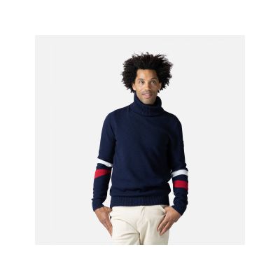 3. Rossignol Signature Rl Knit Navy Blue Sweater