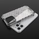 8. Honeycomb Case armor cover with TPU Bumper for iPhone 13 Pro transparent
