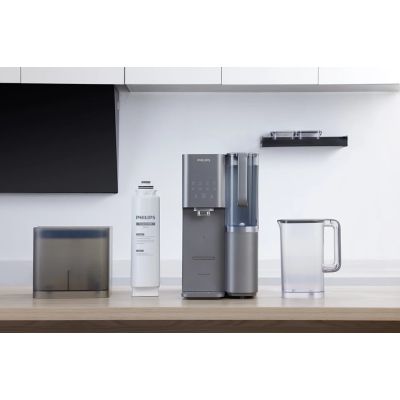 2. Philips ADD6921DG/10 Water Filter Water Dispenser with Filter 3.6 L Gray