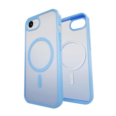 5. Puro Gradient MagSafe Silicone Case for iPhone 16e/17e - Blue