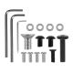 5. ERGO OFFICE MONITOR HOLDER / HANGER, 17"-32", 1-10KG, MATTE BLACK, MAX. VESA 100X100 ER-691 B