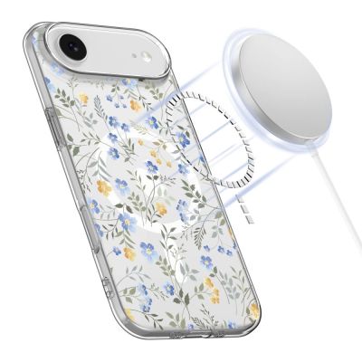 2. Tech-Protect FlexAir MagSafe Case for iPhone 17 Air - Daisies with Leaves