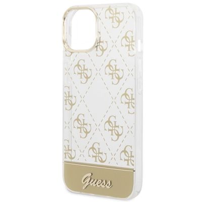 6. Guess GUHCP14MHG4MHG iPhone 14 Plus 6.7 "gold / gold hardcase 4G Pattern Script