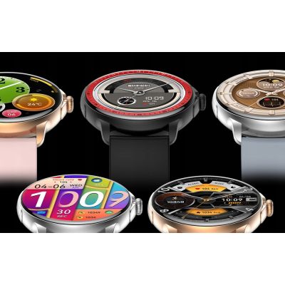 9. Rubicon RNCF35 BLACK Women's Smartwatch Bracelet + Strap