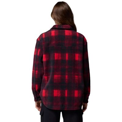 3. Columbia Benton Springs Fleece Shirt Jacket II 2085661613 Red L