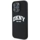 2. DKNY Silicone White Printed Logo MagSafe Case for iPhone 16 Pro Max - Black