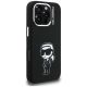 4. Karl Lagerfeld Silicone Karl Sketch MagSafe Case for iPhone 16 Pro Max - Black
