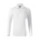 2. Kids' Pique Polo LS Polo Shirt (White)