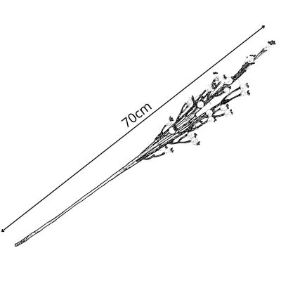 6. DECORATIVE BRANCH 70 CM WHITE