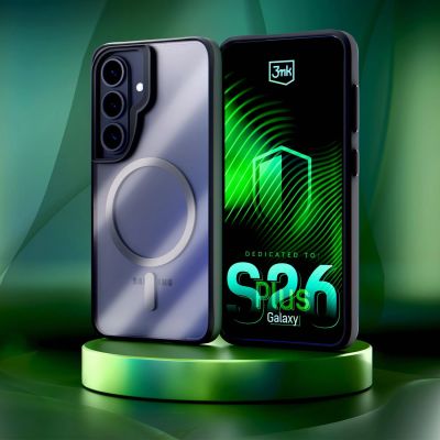 15. 3mk Satin Armor MagCase for Samsung Galaxy S26+ - Black