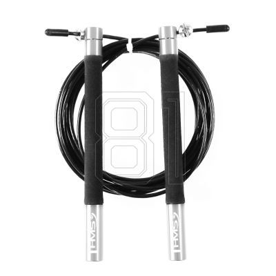 21. Fast skipping rope HMS SK54 black / silver