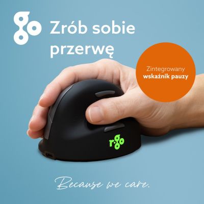 21. Ergonomic mouse R-Go Maus HE ergonomisch rechts Bluetooth mittel schwarz/sil retail