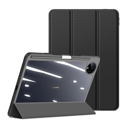 11. Dux Ducis Toby Case for Huawei MatePad Pro 11'' (2022) Cover with S Pen Pen Smart Cover Stand Black